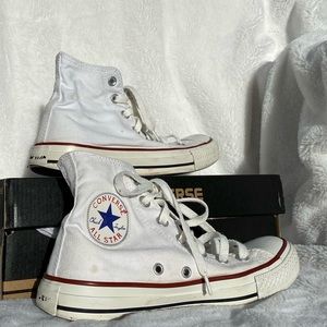 ➖White All star converse